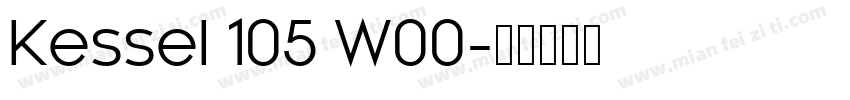 Kessel 105 W00字体转换